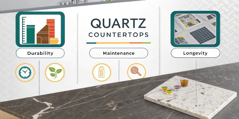 Long-lasting Quartz Slabs Lifespan of Quartz Countertops