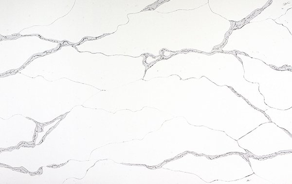 quartz stone slab calacatta cn7011 close up