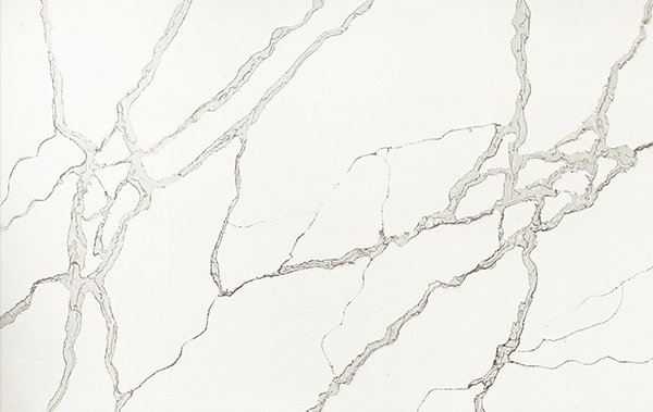 quartz stone slab calacatta cn7026 close up