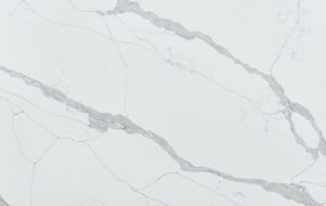 quartz stone slab calacatta cn7056 close up