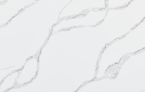 quartz stone slab calacatta cn7058 close up